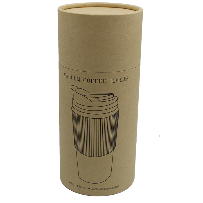 Black Coffee Tumbler with Silicon Grip - 500ml